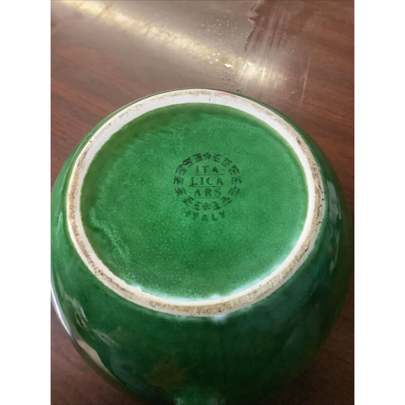 Ita-lica ARS Watermelon Pitcher Italian Pottery , Fruit 5.25x6” - Picture 7 of 7